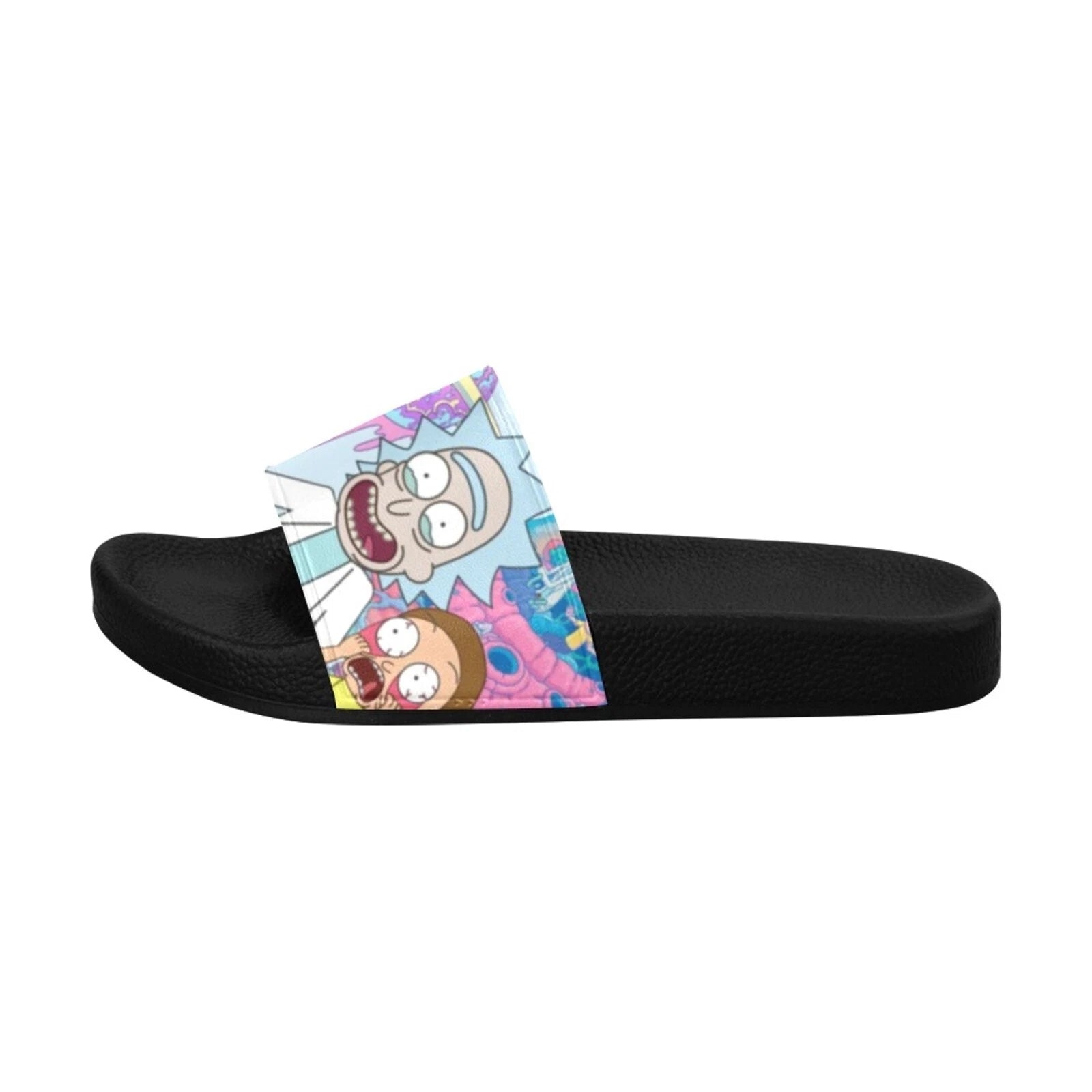 Custom Slide Rick & Morty Sandals for Women  Personalized Comfort & Style