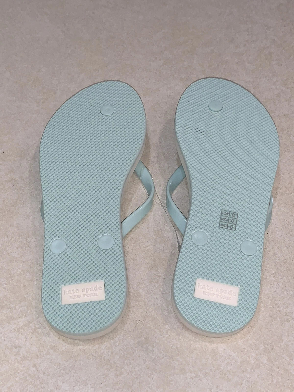 Kate Spade New York Watermelon Fiji Flip Flops Green Size 10 NEW