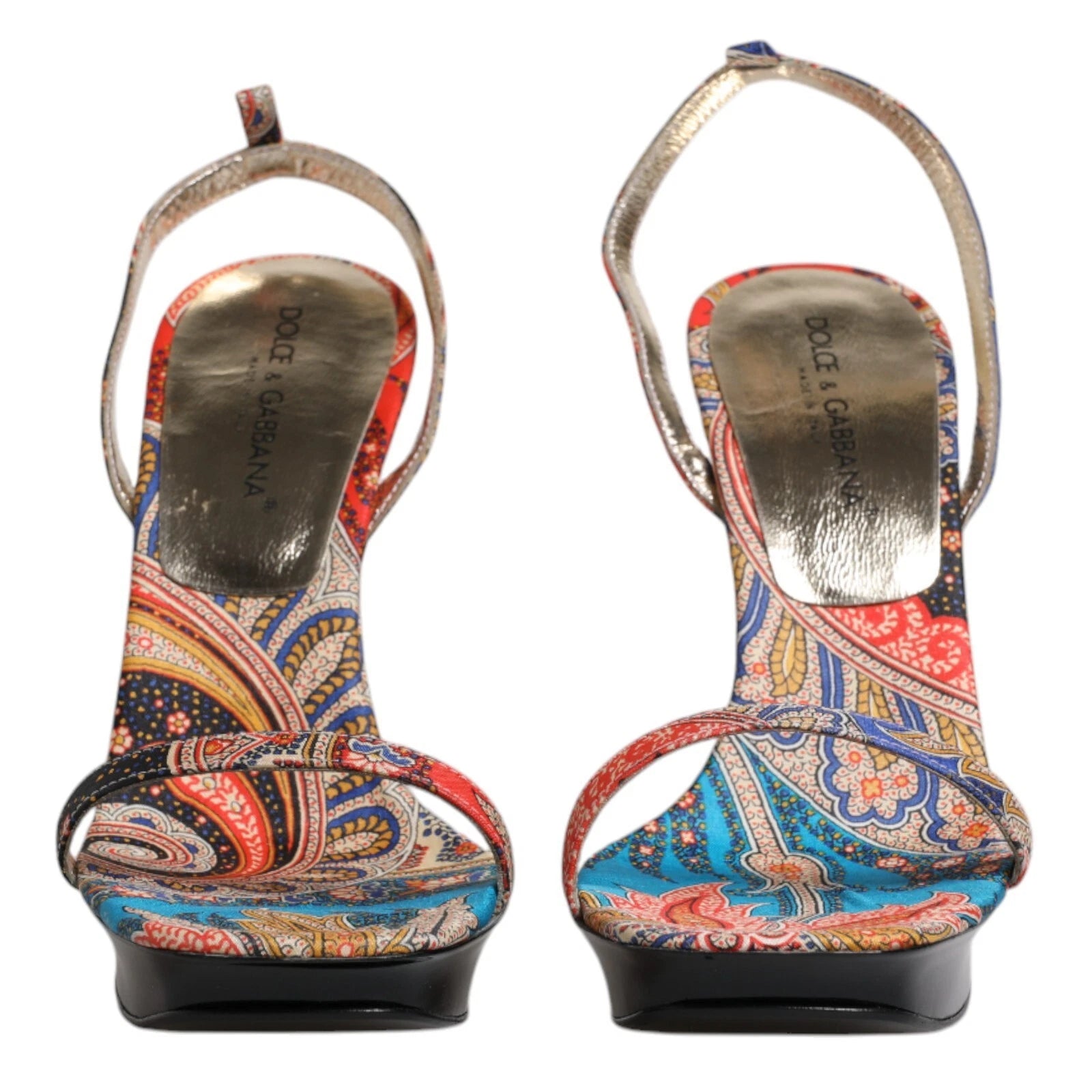 DOLCE & GABBANA Shoes Multicolor Floral High Heels Sandals EU39 / US8.5 1120usd