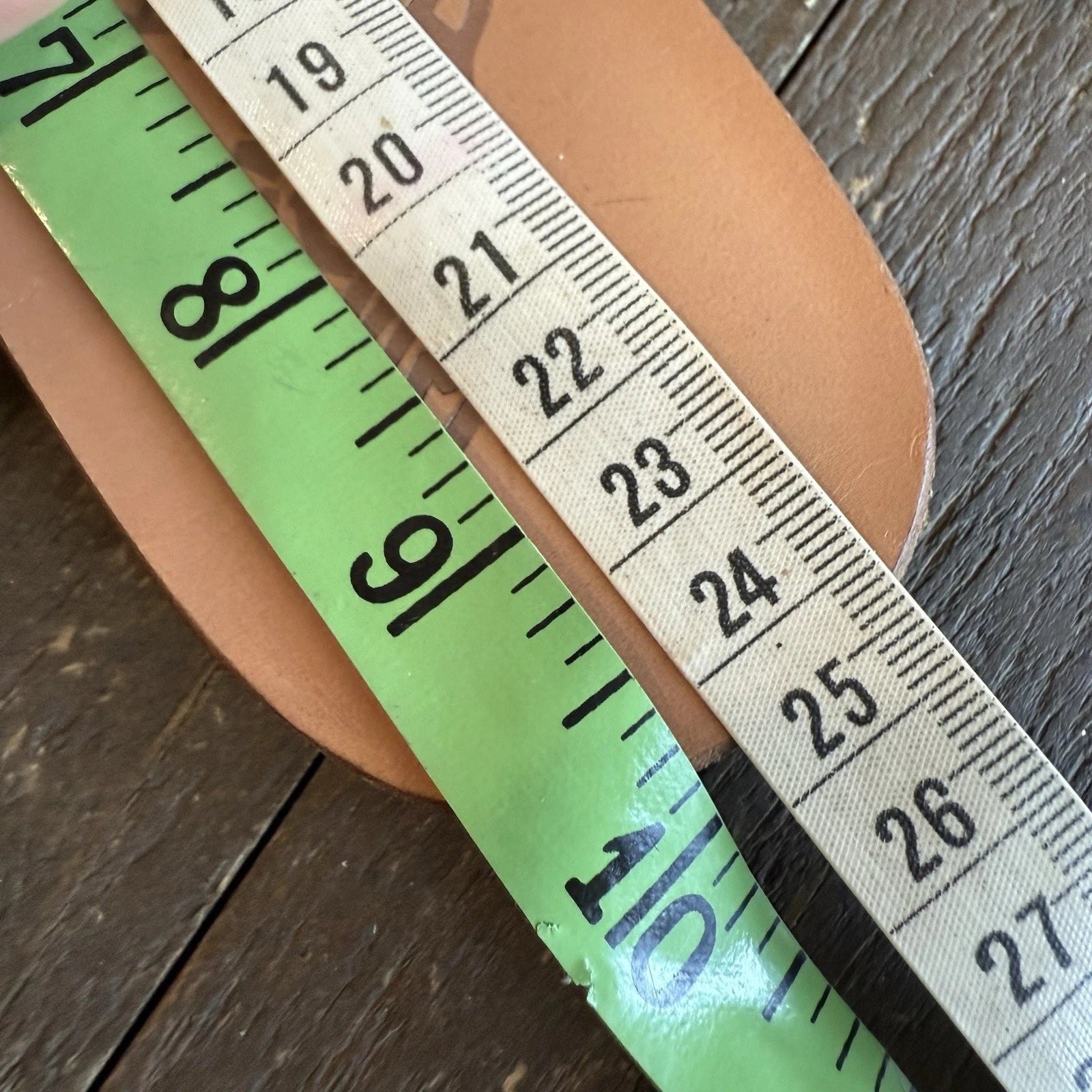 Ancient Greek Tan Cross-Strap Sandals Leather Women’s Size 38/8