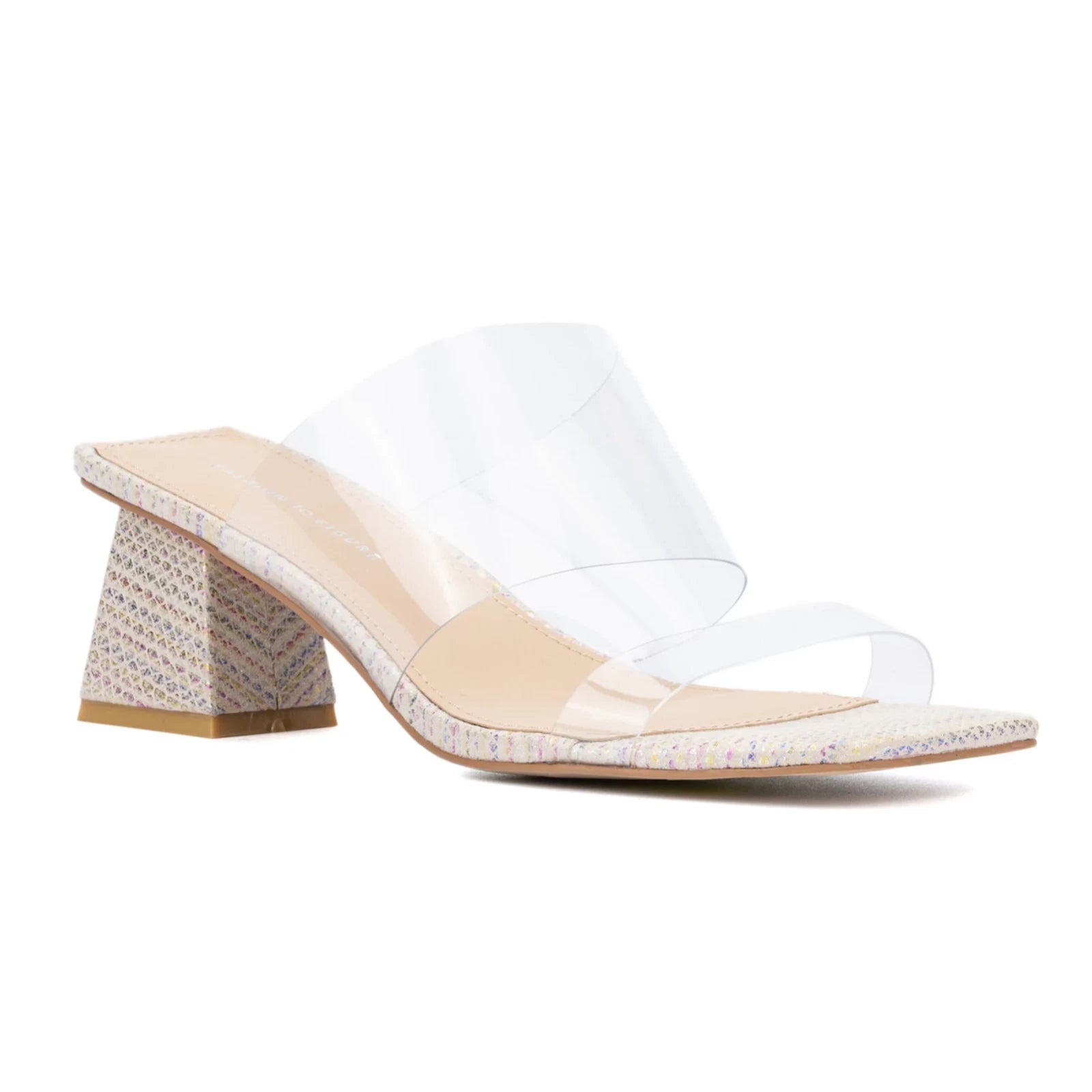 Fashion to Figure Malina Women's Wide Width Heeled Sandals 10