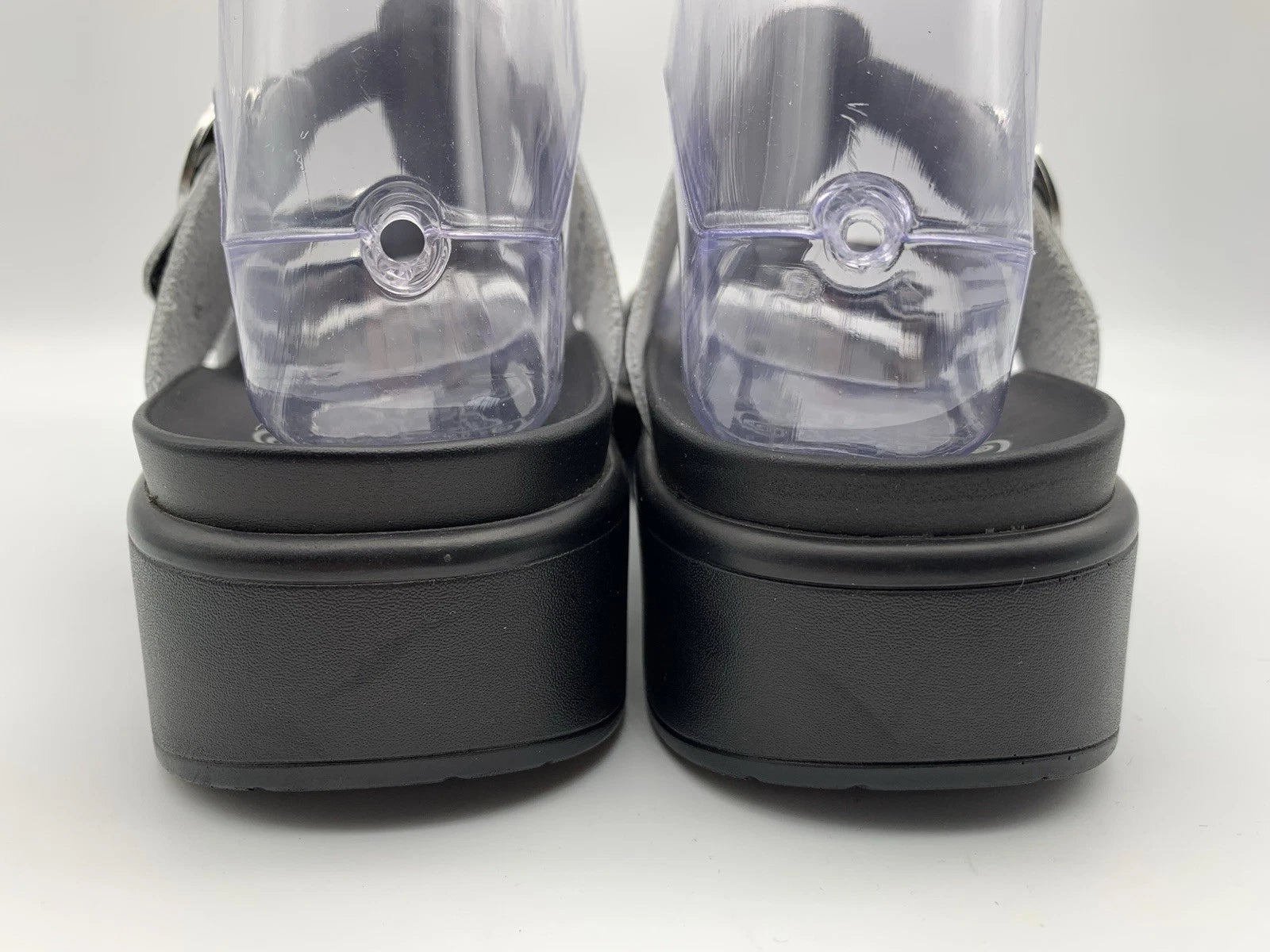 Alegria Women's US 7/7.5 EU 37 Vita Peace And Love Black Leather Sandals