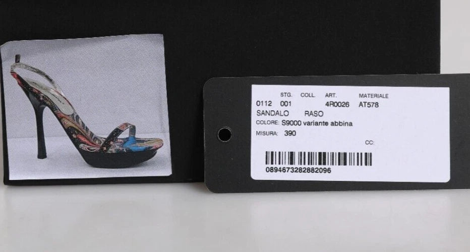 DOLCE & GABBANA Shoes Multicolor Floral High Heels Sandals EU39 / US8.5 1120usd