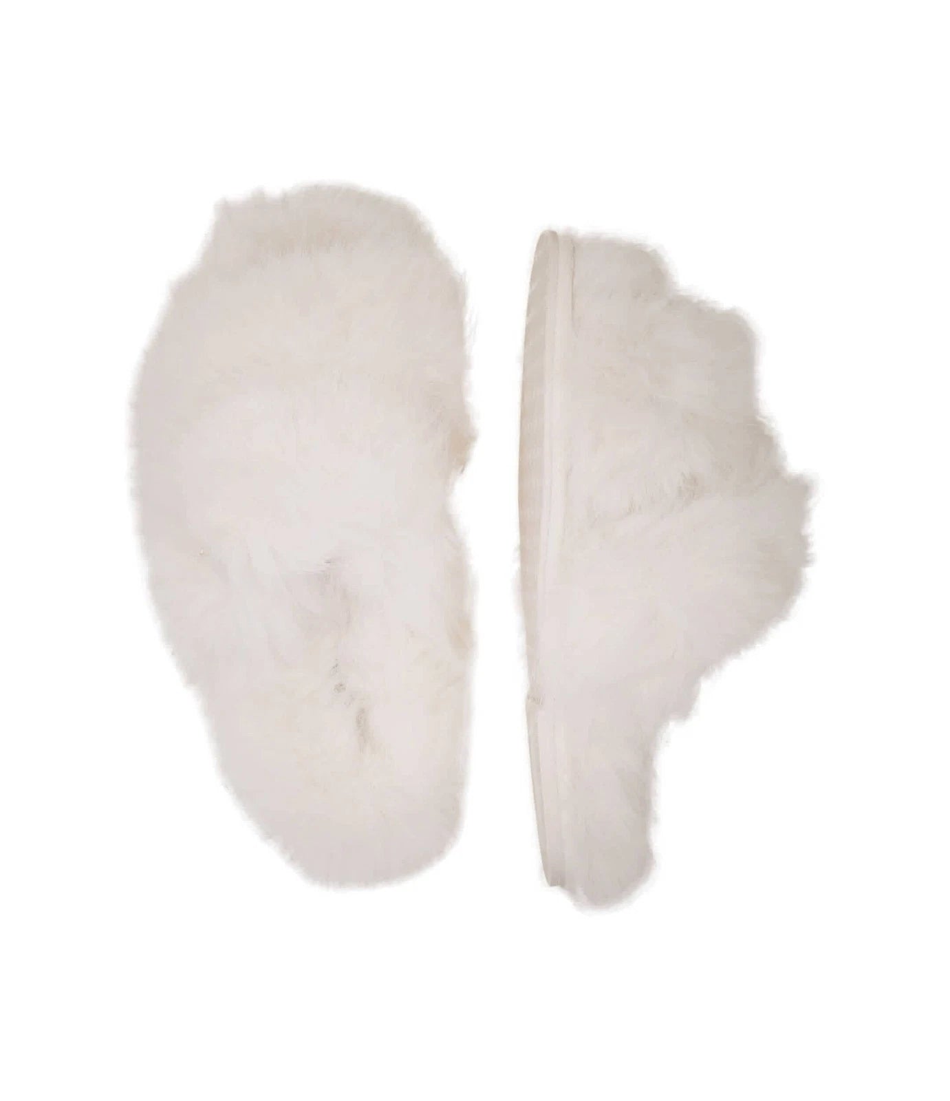 Michael Kors Faux Fur Tula Slides Z-5RCSB