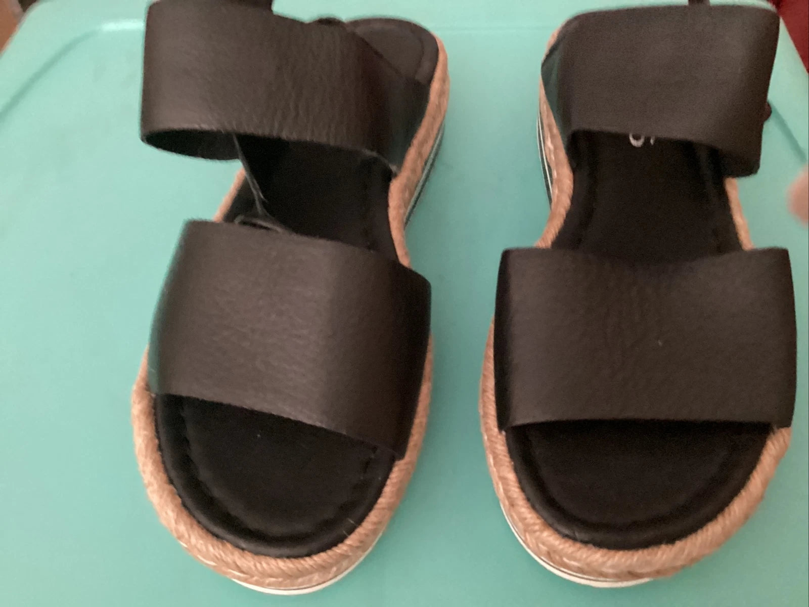 Midas Athens Black Leather slides size 37 - Current Style