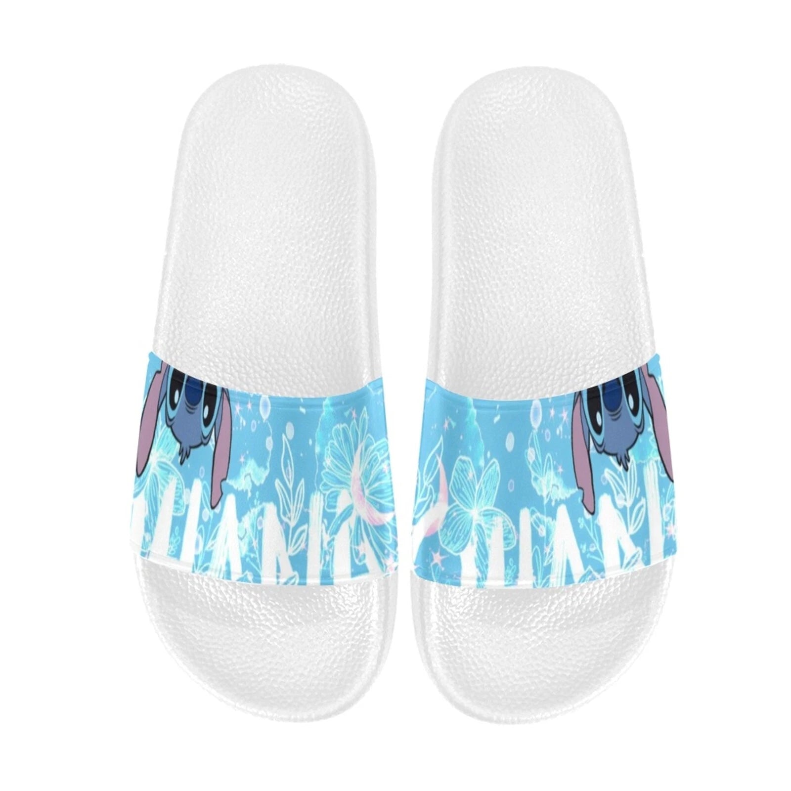 Custom Stitch Slide Sandals for Women Personalized Comfort & Style