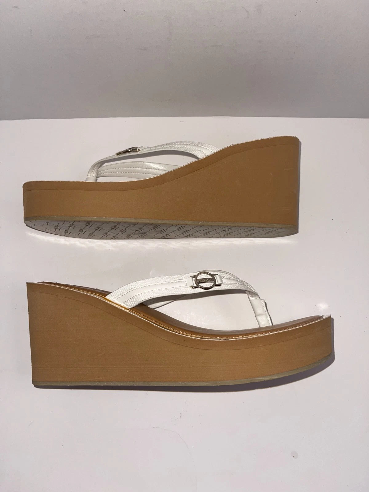 Aldo Women's Wedge Flip-Flop Sandals - Brown| Brand New | Size 11M