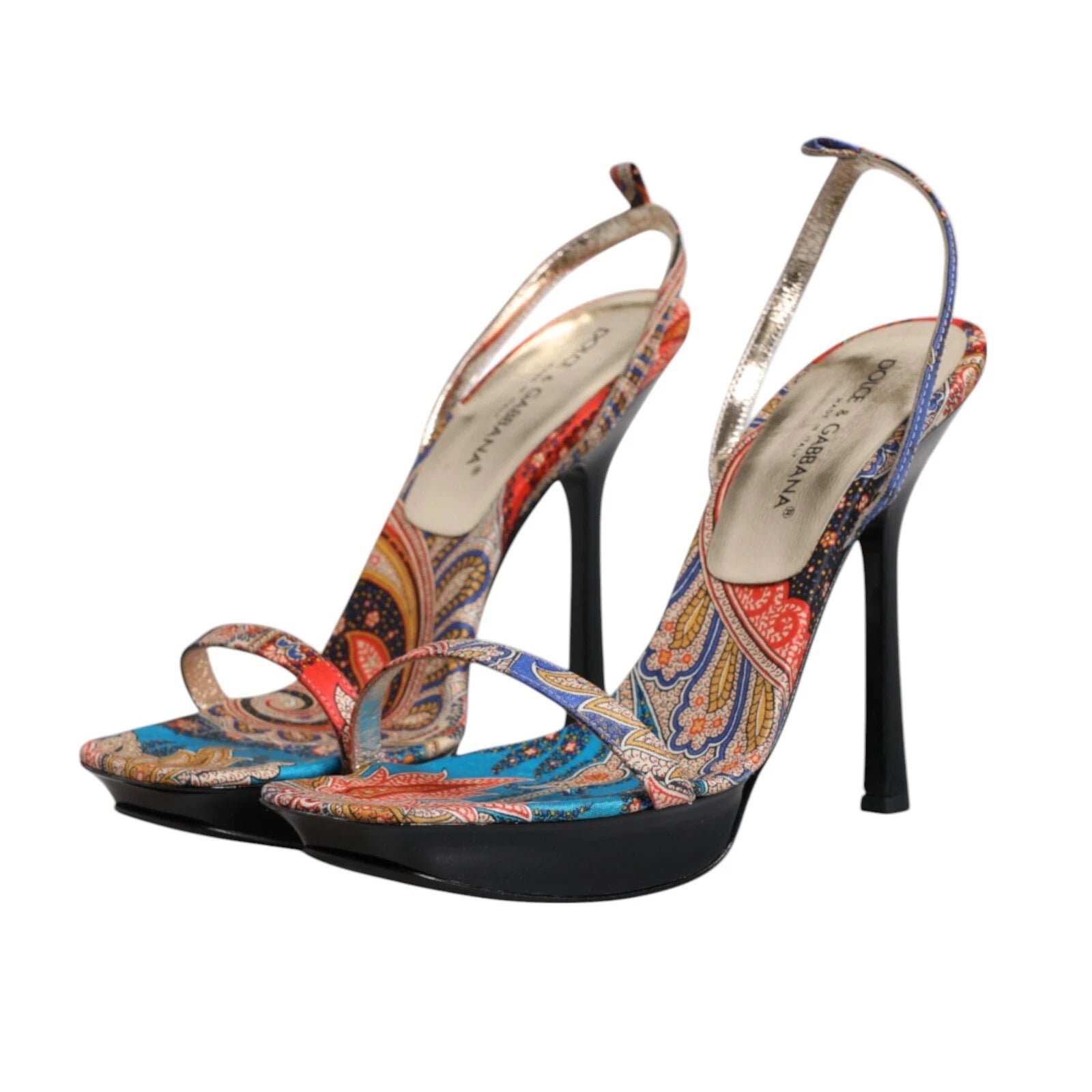 DOLCE & GABBANA Shoes Multicolor Floral High Heels Sandals EU39 / US8.5 1120usd