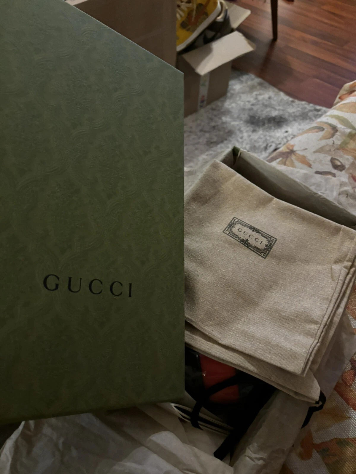 Gucci Puffer Nylon Slides Black/Red/Green Sandal Unisex  Size 39 US 8