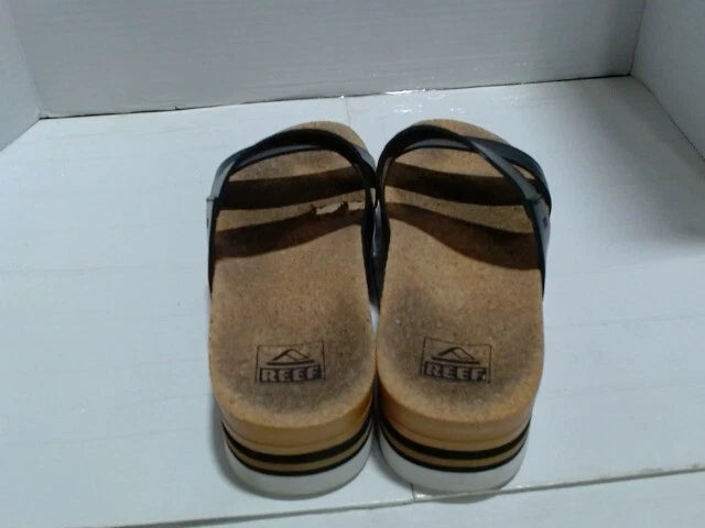 ForParts_Reef Women's Cushion Vista Hi Sandal, Black, 9_Black_Sz9