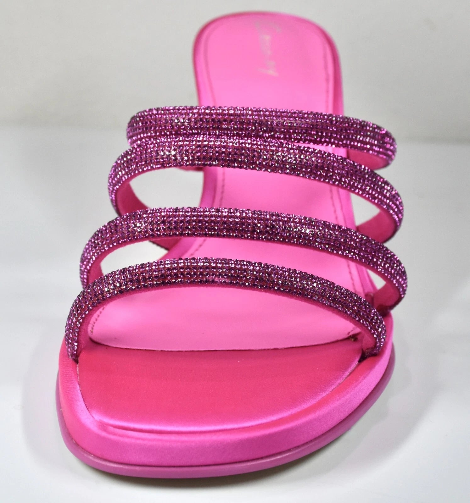 CIRCUS NY BY SAM EDELMAN NIB $120 HEDDIE PINK PUNCH SLIDE HEELED SANDAL. SZ 8 M