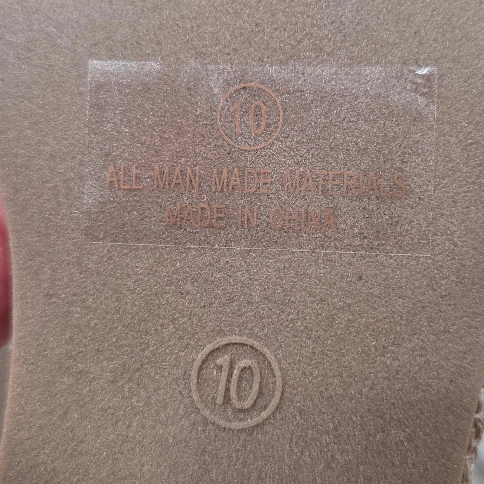 Olivia Jaymes Women's Nessa Raffia Suede Slides Sandals Beige Size 10 New