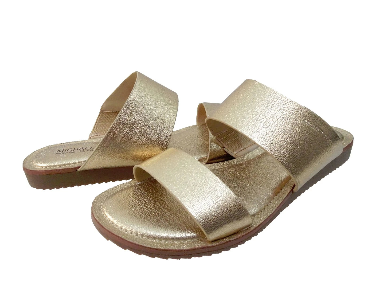 Michael Kors Womens Millie Slide Double-Band Open Toe Fashion Sandals Shoes