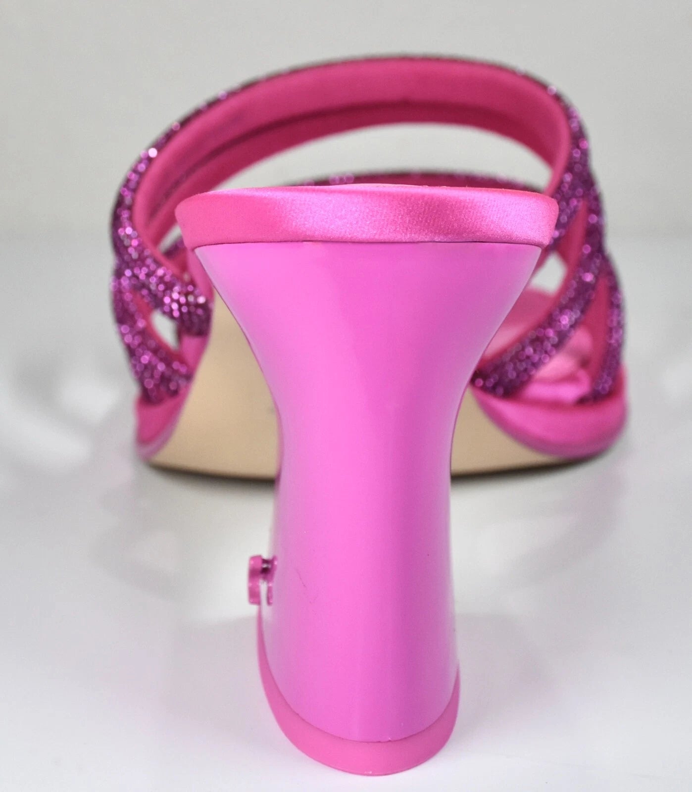 CIRCUS NY BY SAM EDELMAN NIB $120 HEDDIE PINK PUNCH SLIDE HEELED SANDAL. SZ 8 M