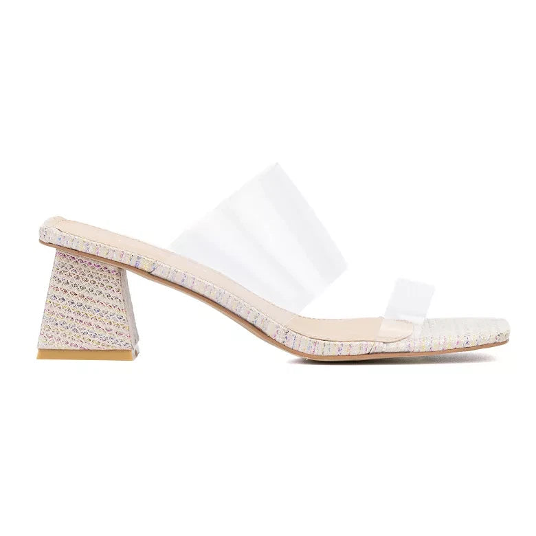 Fashion to Figure Malina Women's Wide Width Heeled Sandals 10