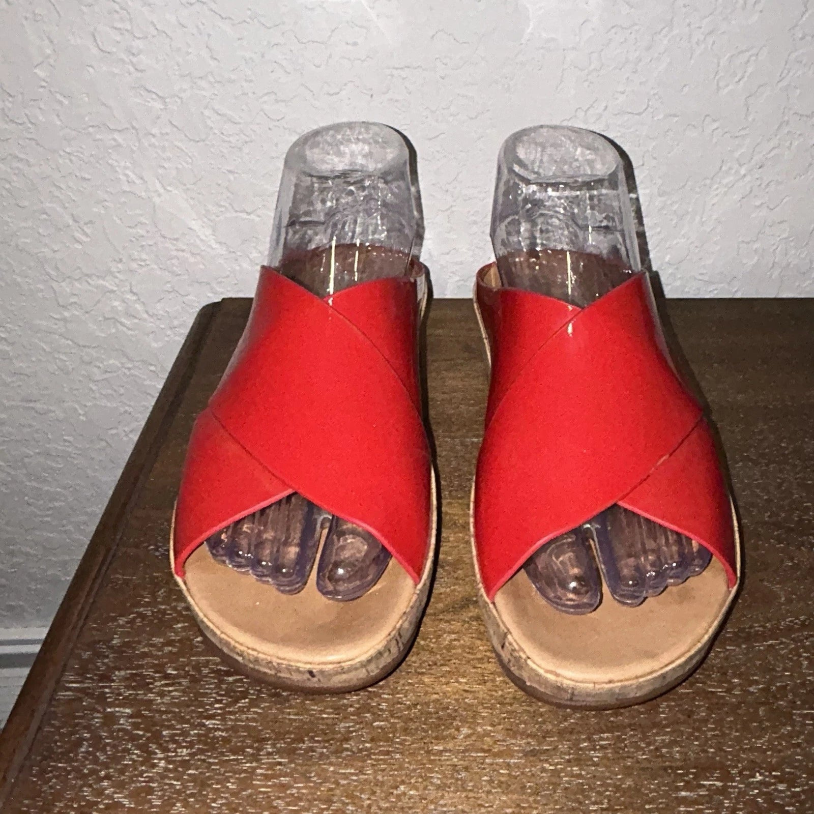 Fitflop Kys Slip On Slide Platform Wedge Cork Sandal Shoes  Style 310-209 Size 6