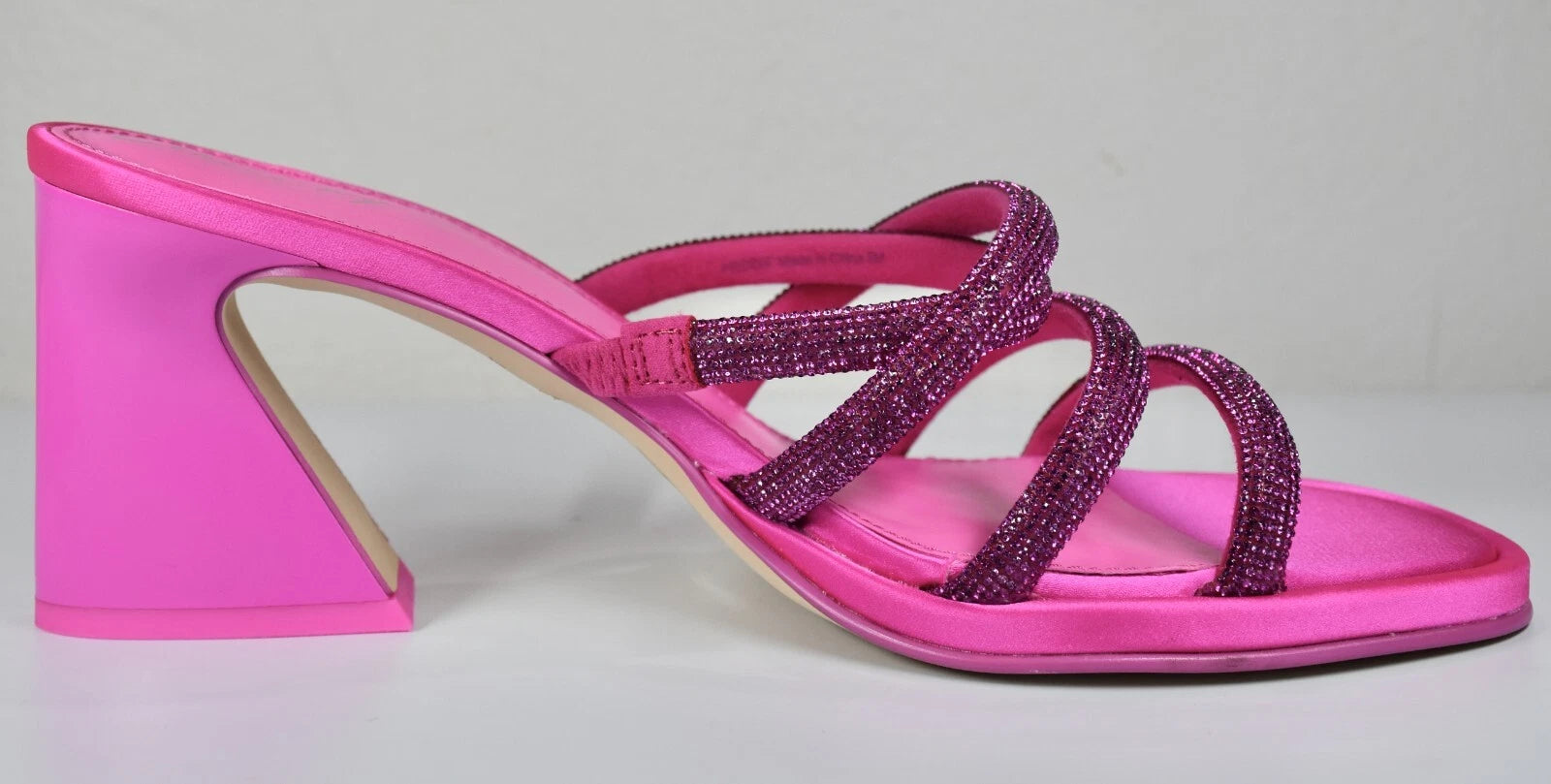 CIRCUS NY BY SAM EDELMAN NIB $120 HEDDIE PINK PUNCH SLIDE HEELED SANDAL. SZ 8 M