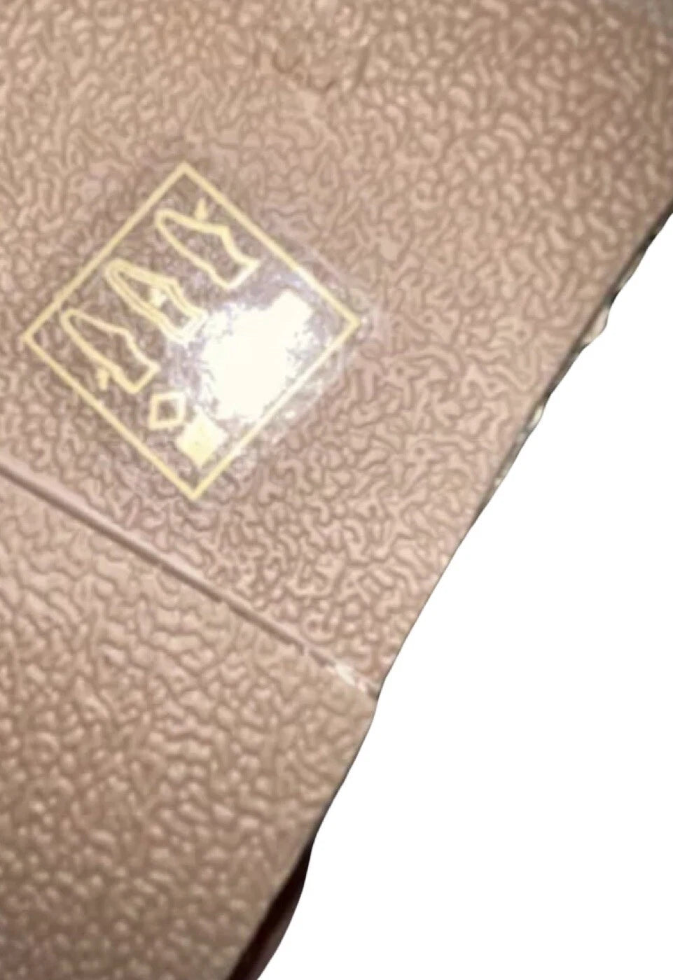 BEAST FASHION  Red Brick & White Striped  Fringe  Sandals Women’s Size 6.5 NEW