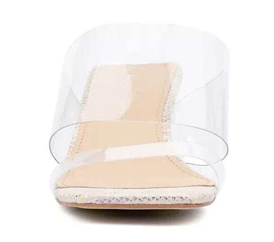 Fashion to Figure Malina Women's Wide Width Heeled Sandals 10