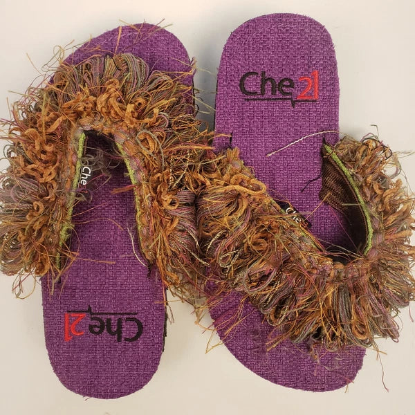 Che21 created these Unisex sandals for the summer in a Boho beach style
