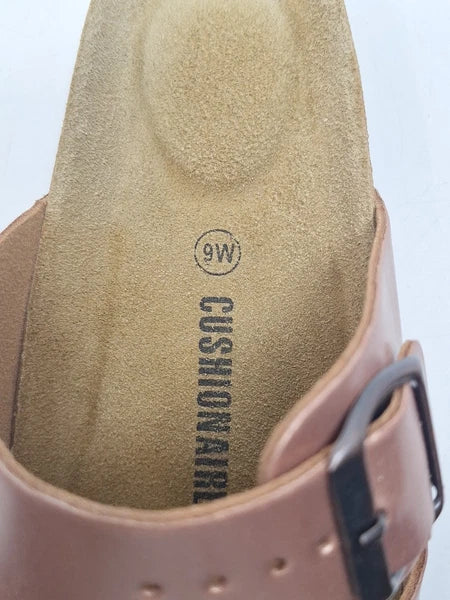 Cushionaire Classic Style Womens Sandal Lane Rose Gold 9W w/ Original Box