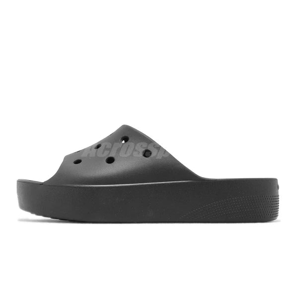 Crocs Classic Platform Slide Black Women Casual Sandals Slippers 208180-001