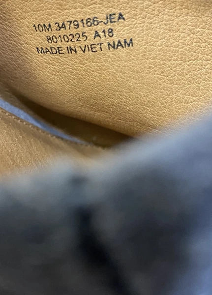 Frye Women’s Mule Sandals Size 10M Block Heel Leather Suede Y2K Style Blue