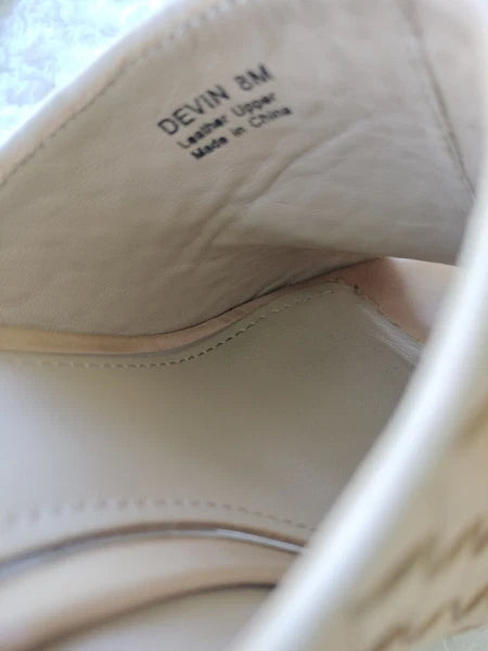 ETIENNE AIGNER Devin Sz 8  Sandals Platforms Women's Natural Cork Wedges Slides