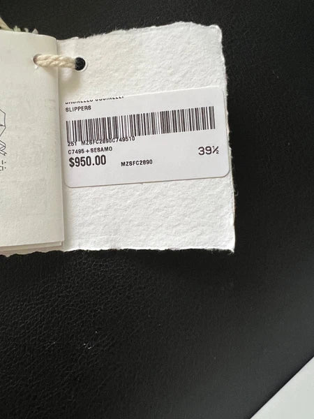 Brunello Cucinelli Brown Suede Flip Flop Thong Sandals, 39.5 (US 9.5) MSRP: $995