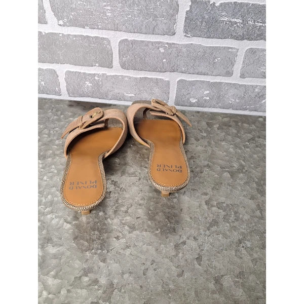 Donald Pliner Cherry Bucket Mule Leather Sandals Womens Size 8M