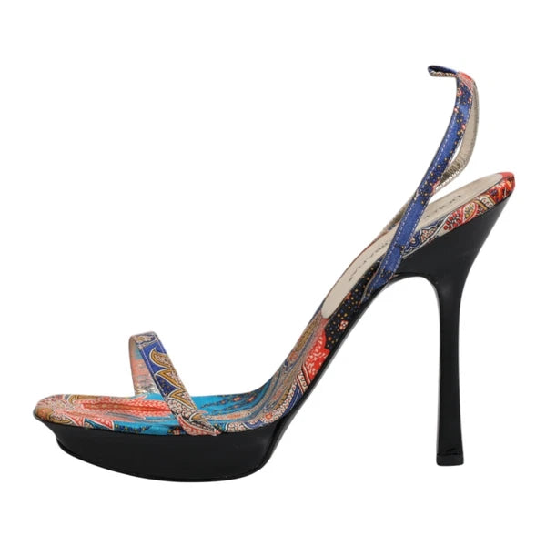 DOLCE & GABBANA Shoes Multicolor Floral High Heels Sandals EU39 / US8.5 1120usd
