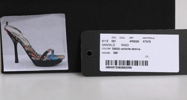 DOLCE & GABBANA Shoes Multicolor Floral High Heels Sandals EU39 / US8.5 1120usd