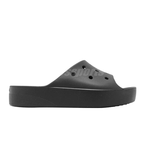 Crocs Classic Platform Slide Black Women Casual Sandals Slippers 208180-001