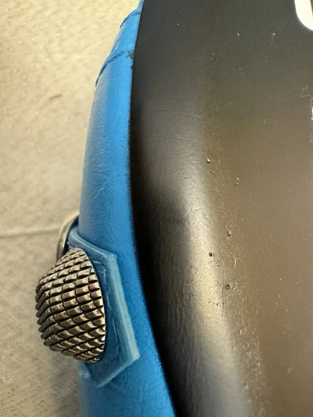 Balenciaga Le Cagole Slide Sandal CYAN/ AGED NIKEL, Size 9US /39EU $750