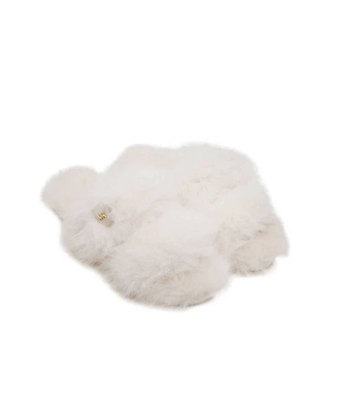 Michael Kors Faux Fur Tula Slides Z-5RCSB