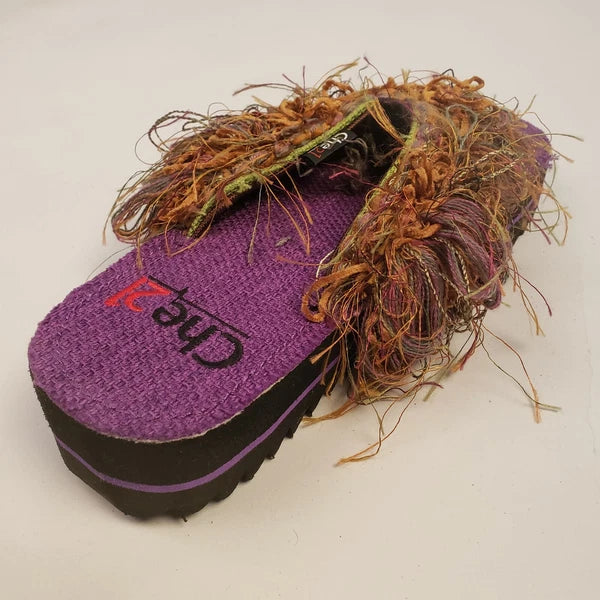 Che21 created these Unisex sandals for the summer in a Boho beach style