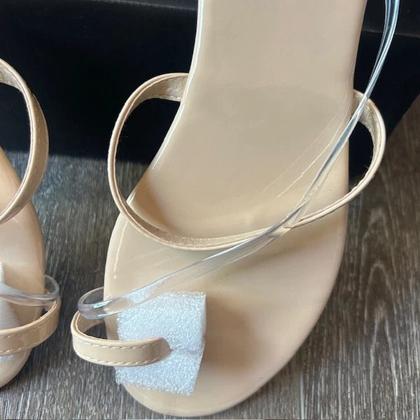 Fashion Nova Slotted N Nude Sandals To The Beach Brand New with Box Size 9