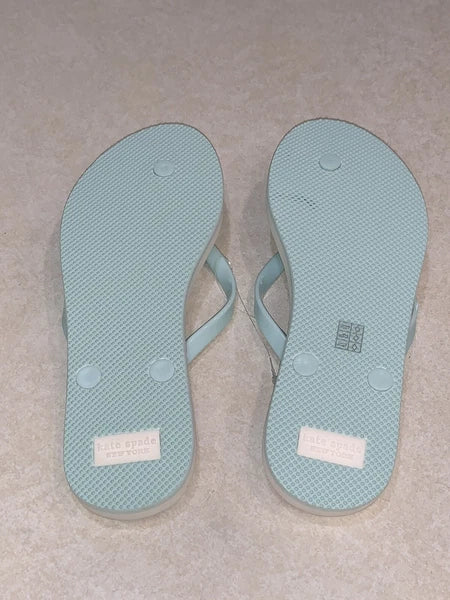 Kate Spade New York Watermelon Fiji Flip Flops Green Size 10 NEW