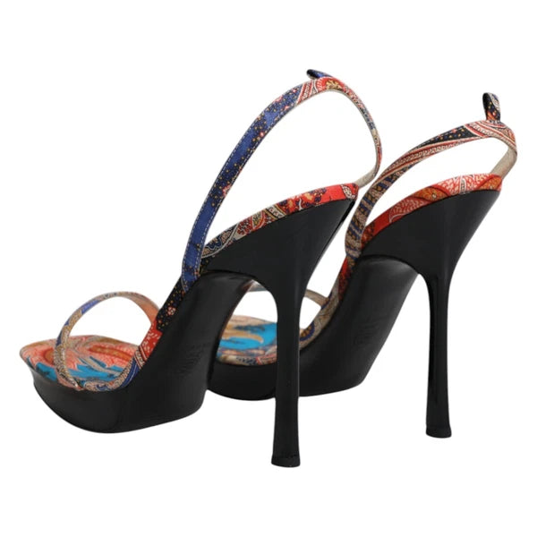 DOLCE & GABBANA Shoes Multicolor Floral High Heels Sandals EU39 / US8.5 1120usd