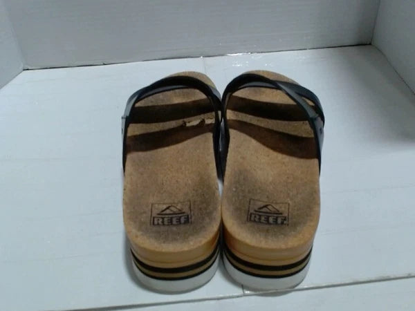 ForParts_Reef Women's Cushion Vista Hi Sandal, Black, 9_Black_Sz9