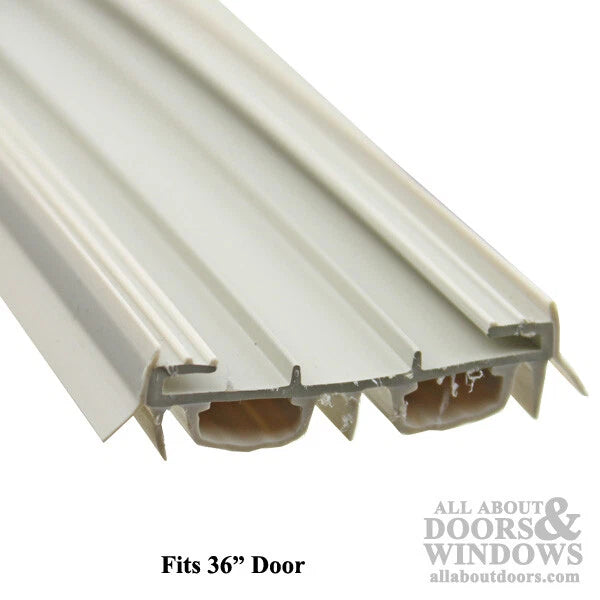 Door Sweep For 36 Inch Doors Bulb Style Weather Seal Slide On Bottom Sweep