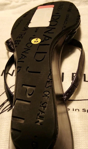 Donald Pliner - NWT & Dust Bag, Size 7, Strapy Sandals W/ Wedge Style Heel, Slip