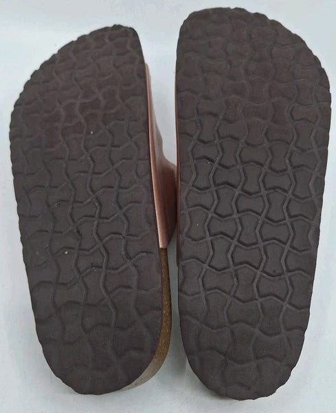 Cushionaire Classic Style Womens Sandal Lane Rose Gold 9W w/ Original Box