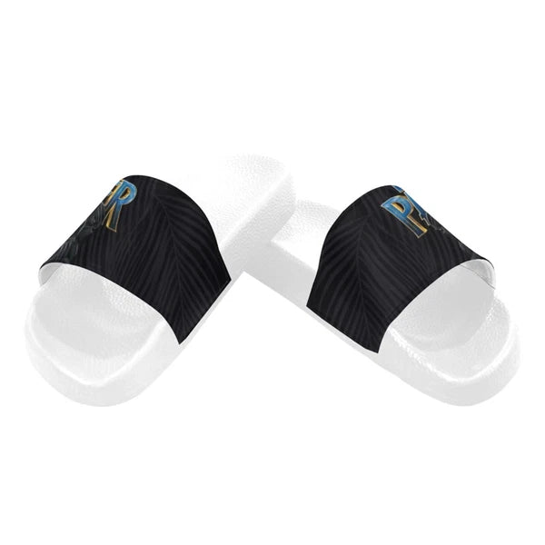 Custom Black Panther Slide Sandals for Women Personalized Comfort & Style