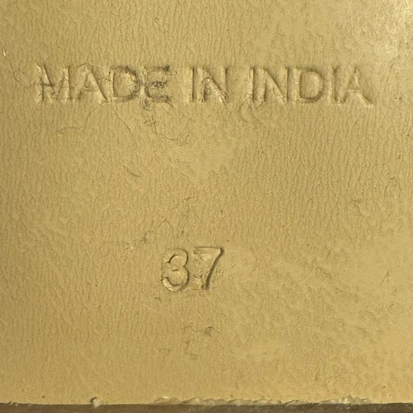 Free People Leather Slide Fashion Sandals Beige Size 6.5 US 37 EU