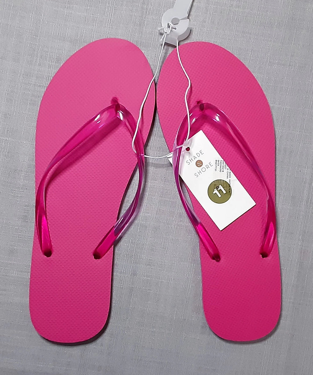 Target sz:11 Women's Girls' Fashion Beach Flip Flops Sandal Shoes Fuchsia Pink