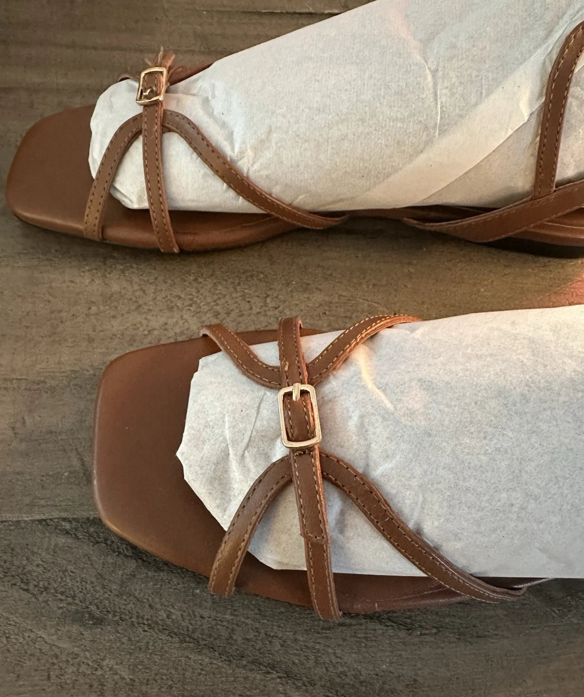 J. Crew Capri Buckle Strap Sandals US Women's Size 9M - Brown Color/ CH300 Style