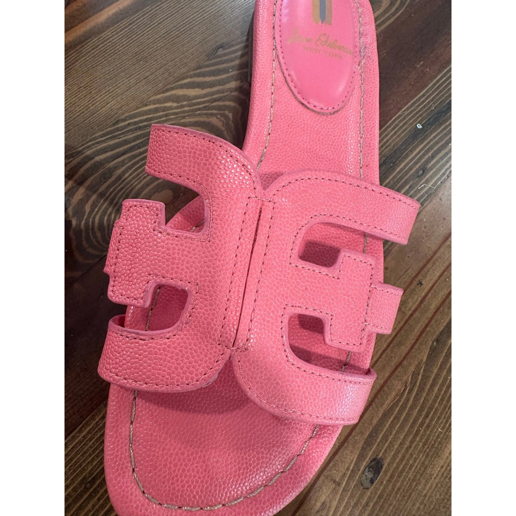 Sam Edelman Slip On Slide Style Open Toe Flat Sandals Size 6.5