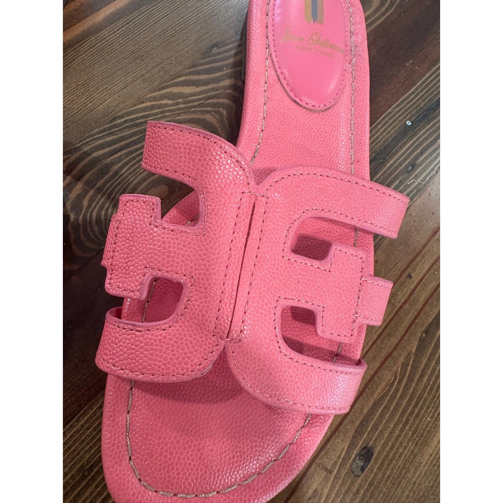 Sam Edelman Slip On Slide Style Open Toe Flat Sandals Size 6.5