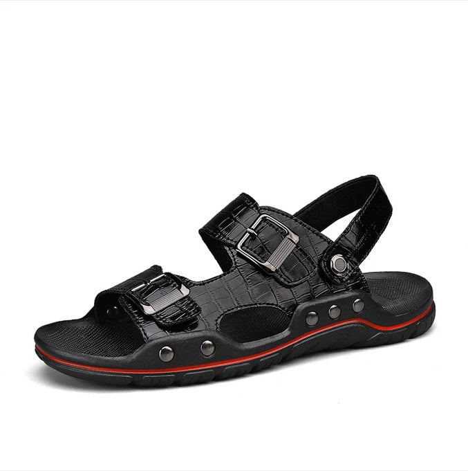 38-48 Plus Size Mens Open Toe Slingback Beach Holiday Summer Slippers Sandals Sz